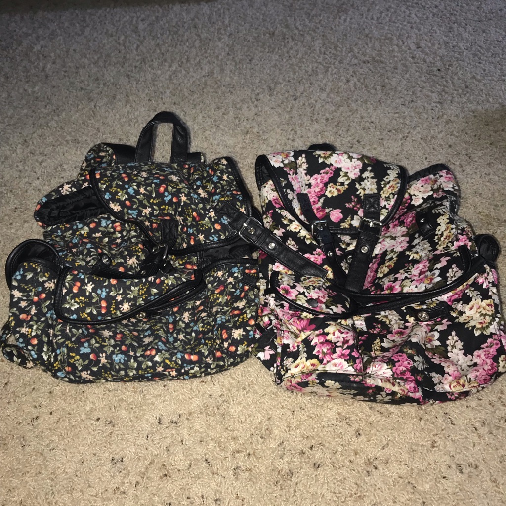 Floral Backpacks